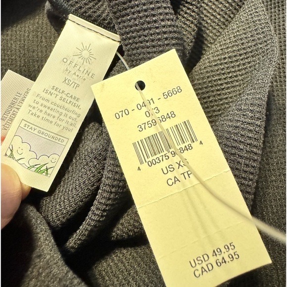 Offline by Aerie Real Me Ribbed 7/8 Leggings - Picture 8 of 8